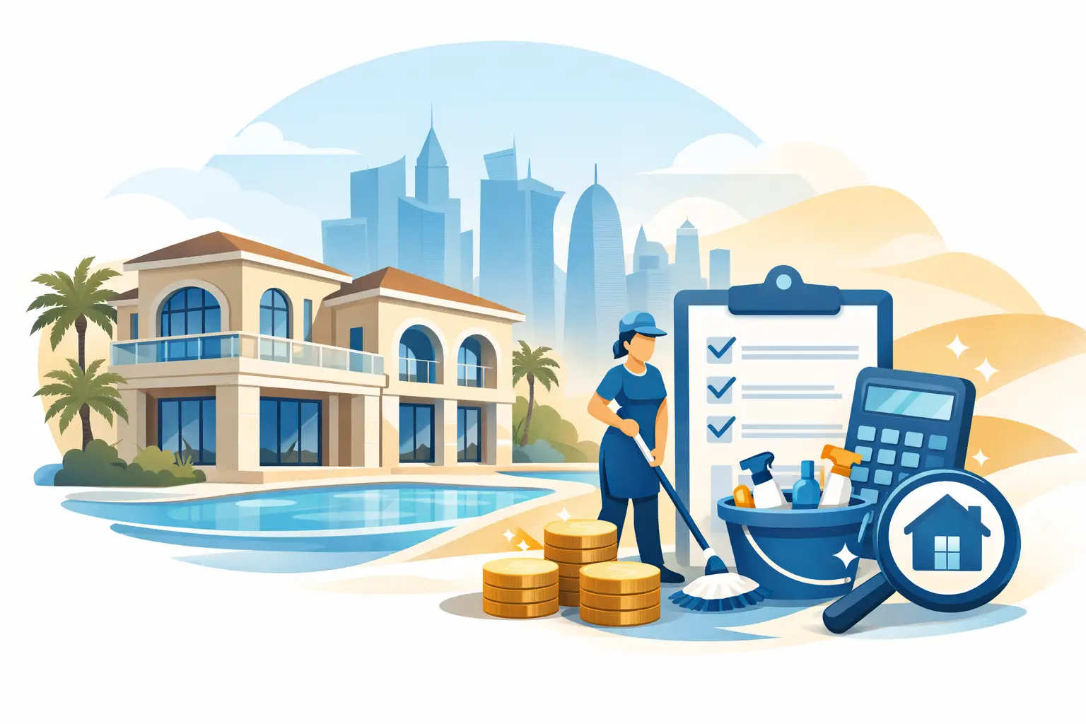 How Much Does Villa Cleaning Cost in Qatar?