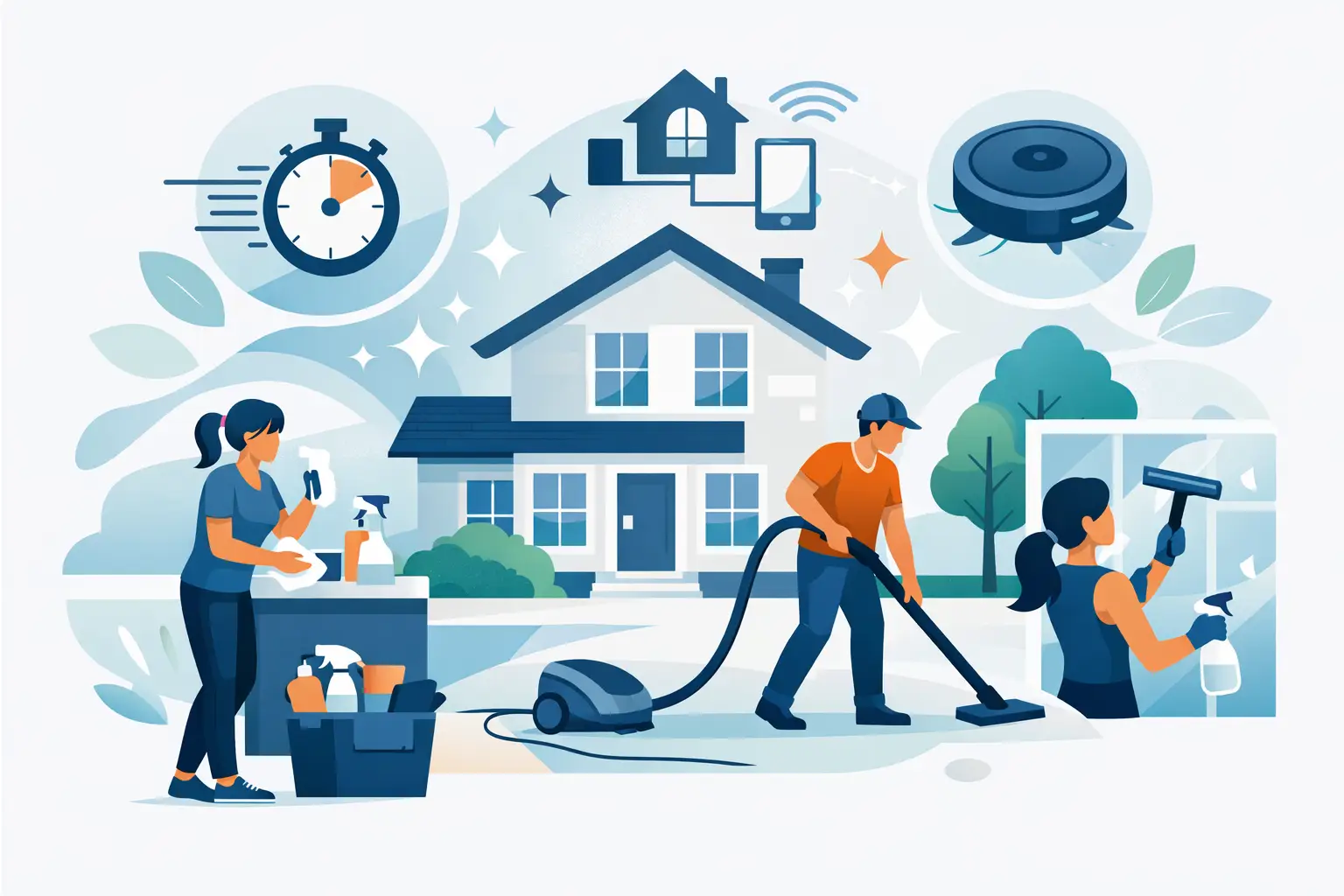 How to Clean Houses the Smart, Fast Way