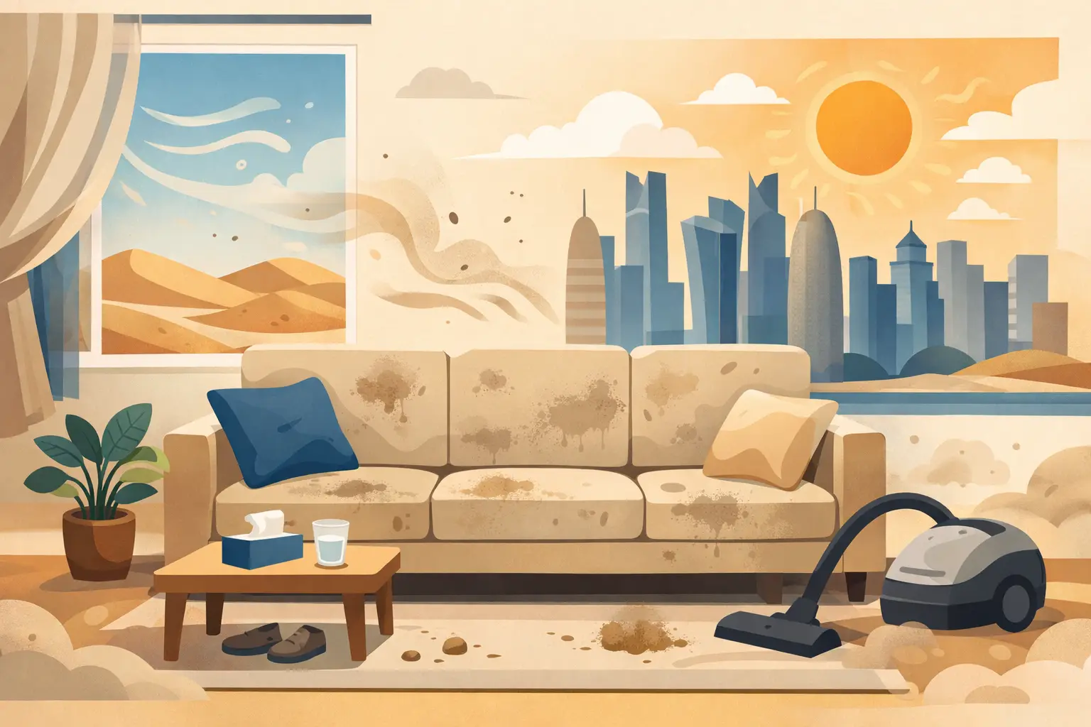Why Sofas Get Dirty Faster in Qatar