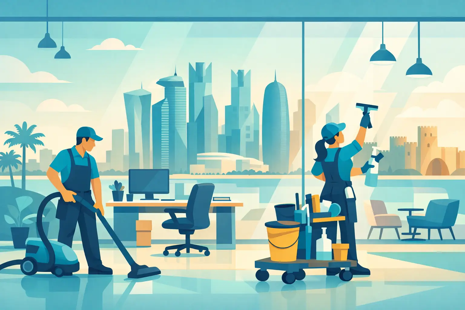 Benefits of Professional Office Cleaning in Doha Qatar