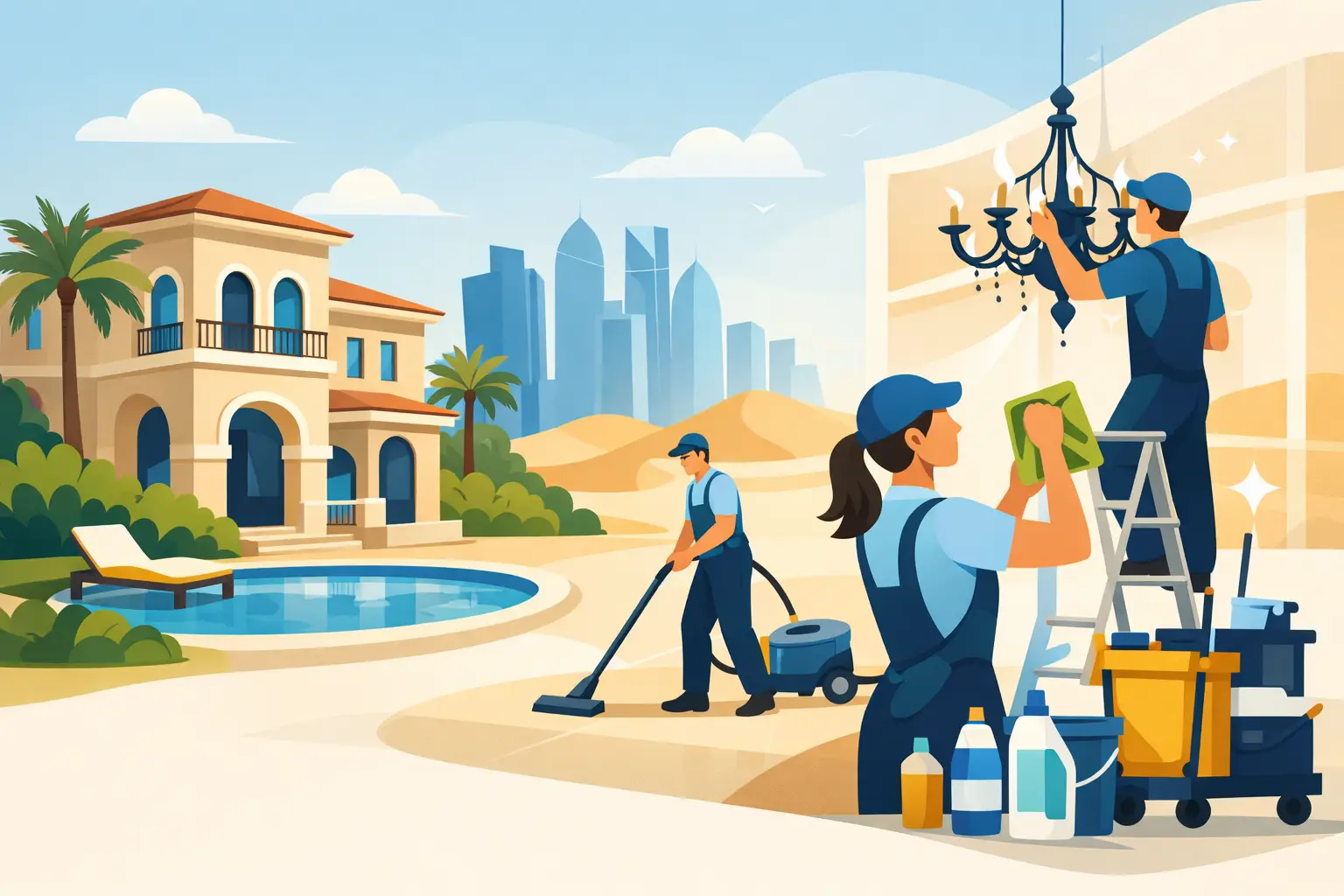 Best Cleaning Company for Villas in Qatar