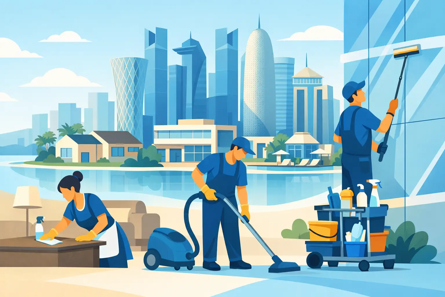 Best Cleaning Services in Al Dafna for Every Space