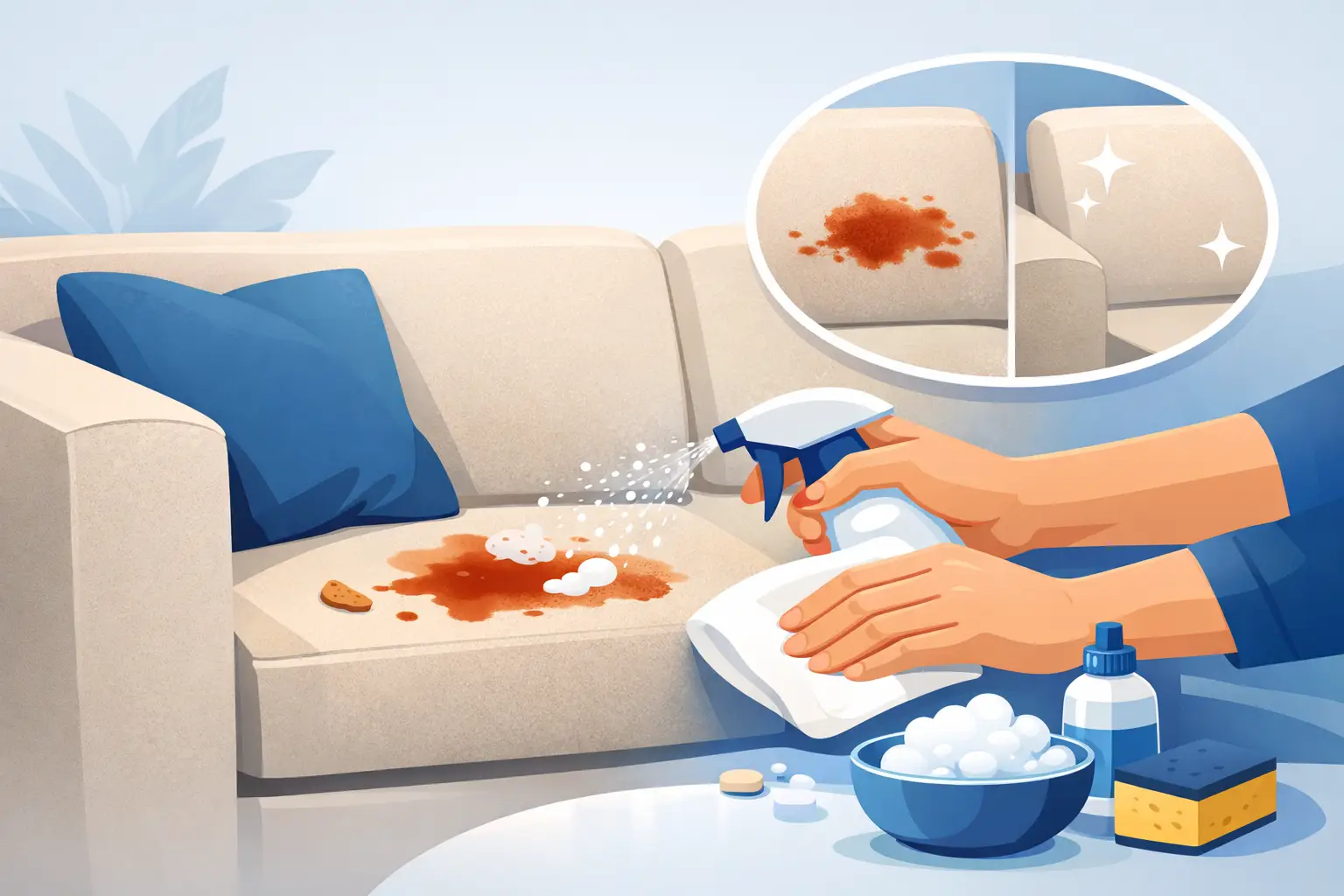 Best Way to Remove Food Stains from Upholstery