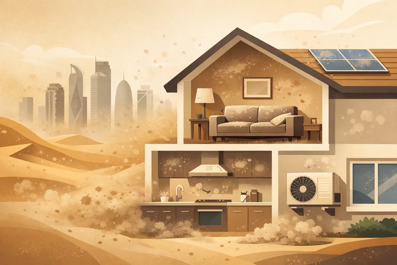 How Qatar's Dust Damages Your Home Daily