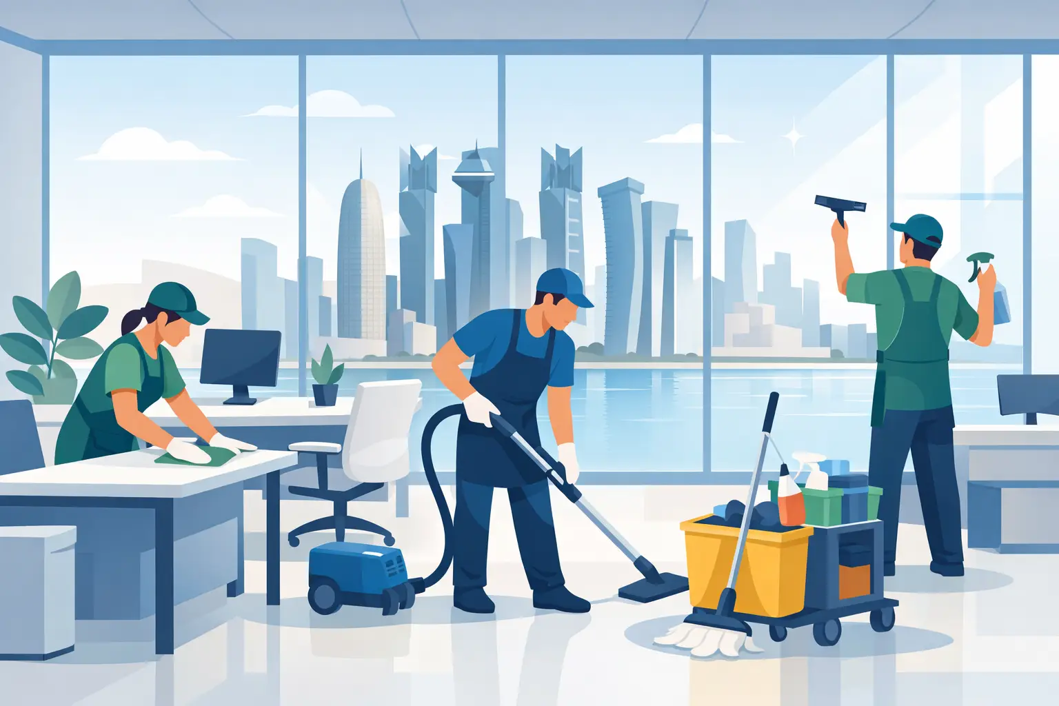 Office Cleaning That Keeps Doha Workplaces Ready