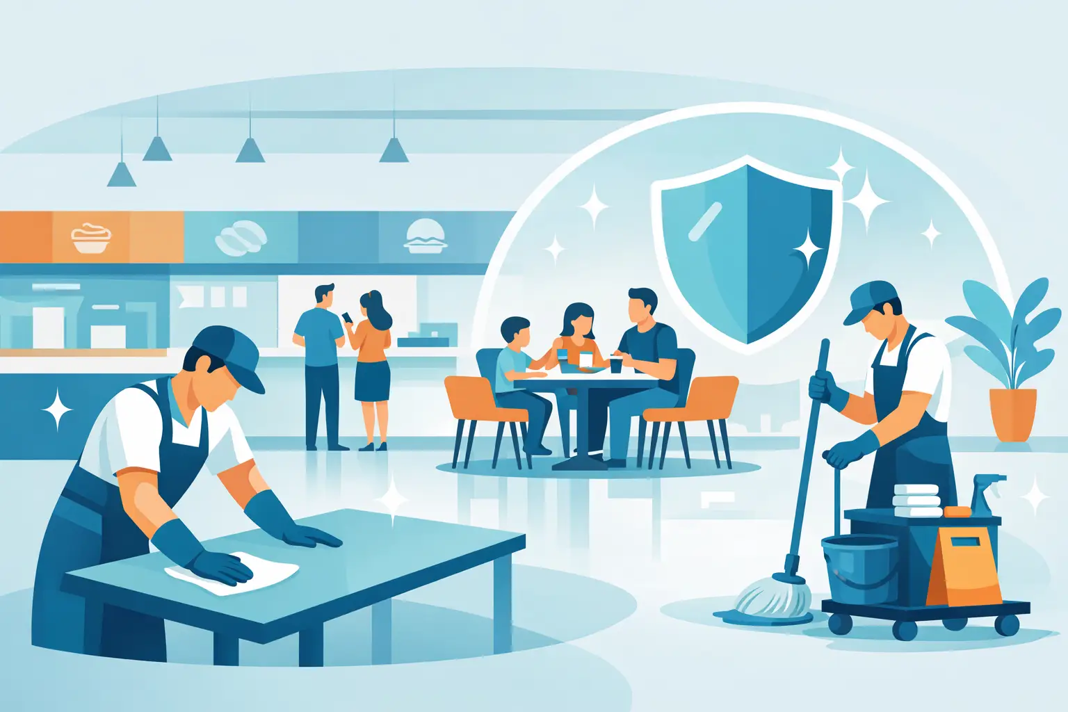 Shopping Mall Food Court Cleaning That Protects Guests