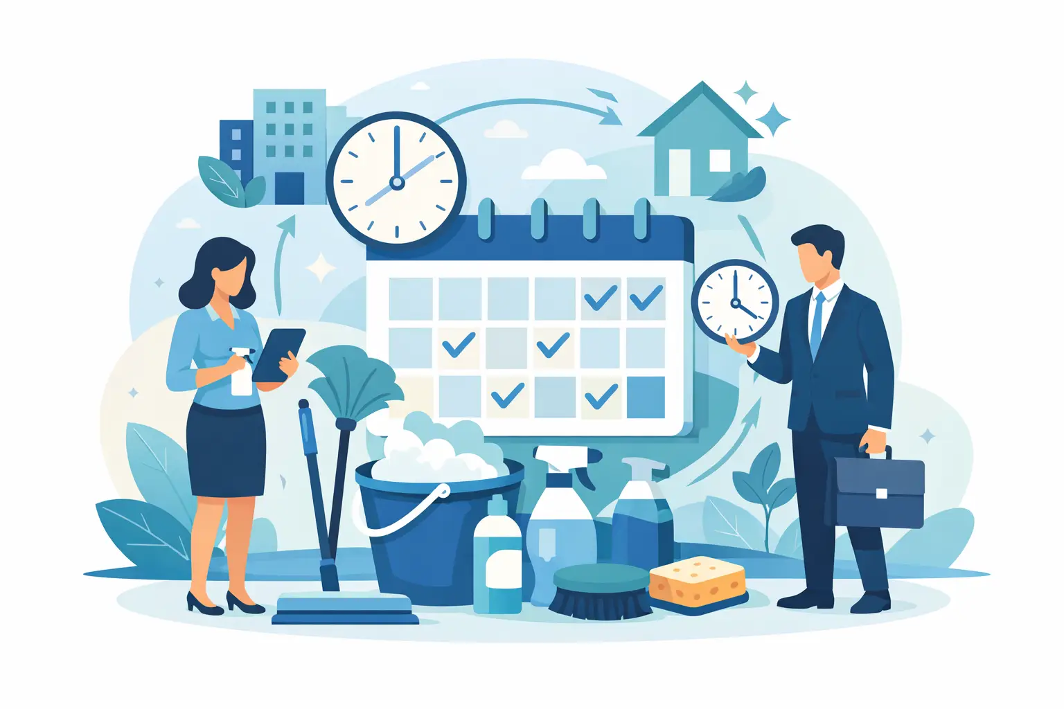 A Cleaning Schedule for Busy Professionals