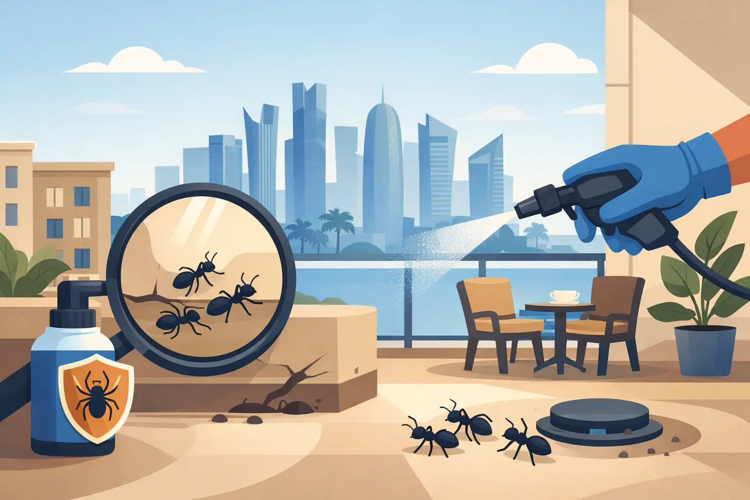 Ant Control for Apartments in Doha That Works
