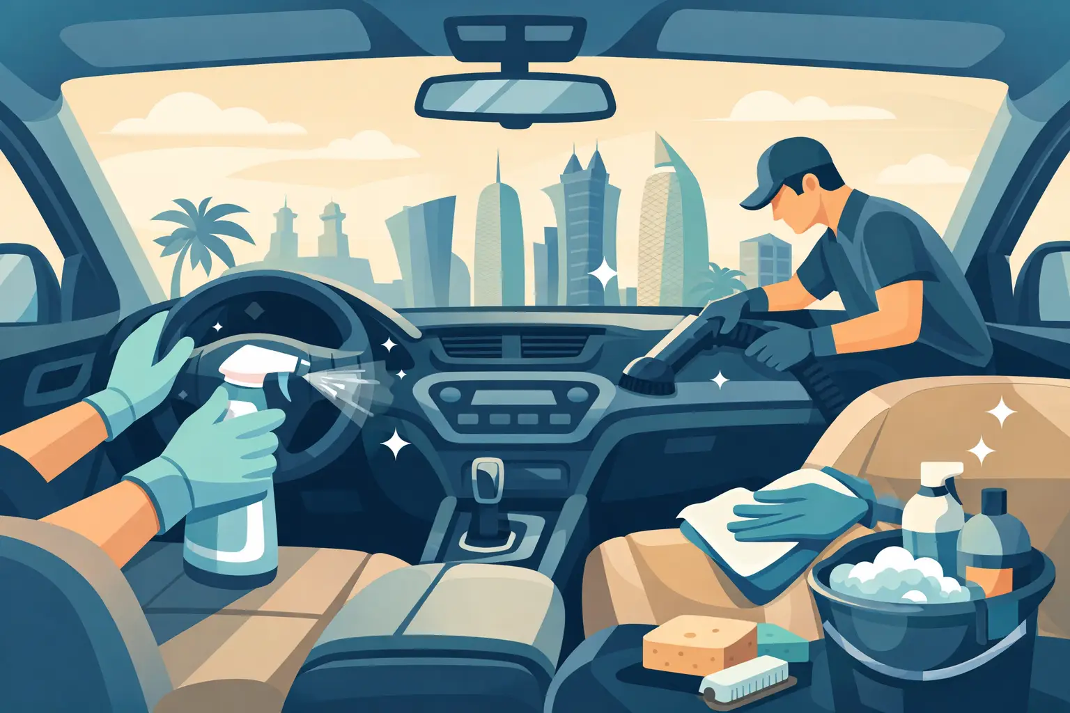 Car Interior Cleaning Doha for a Fresher Drive