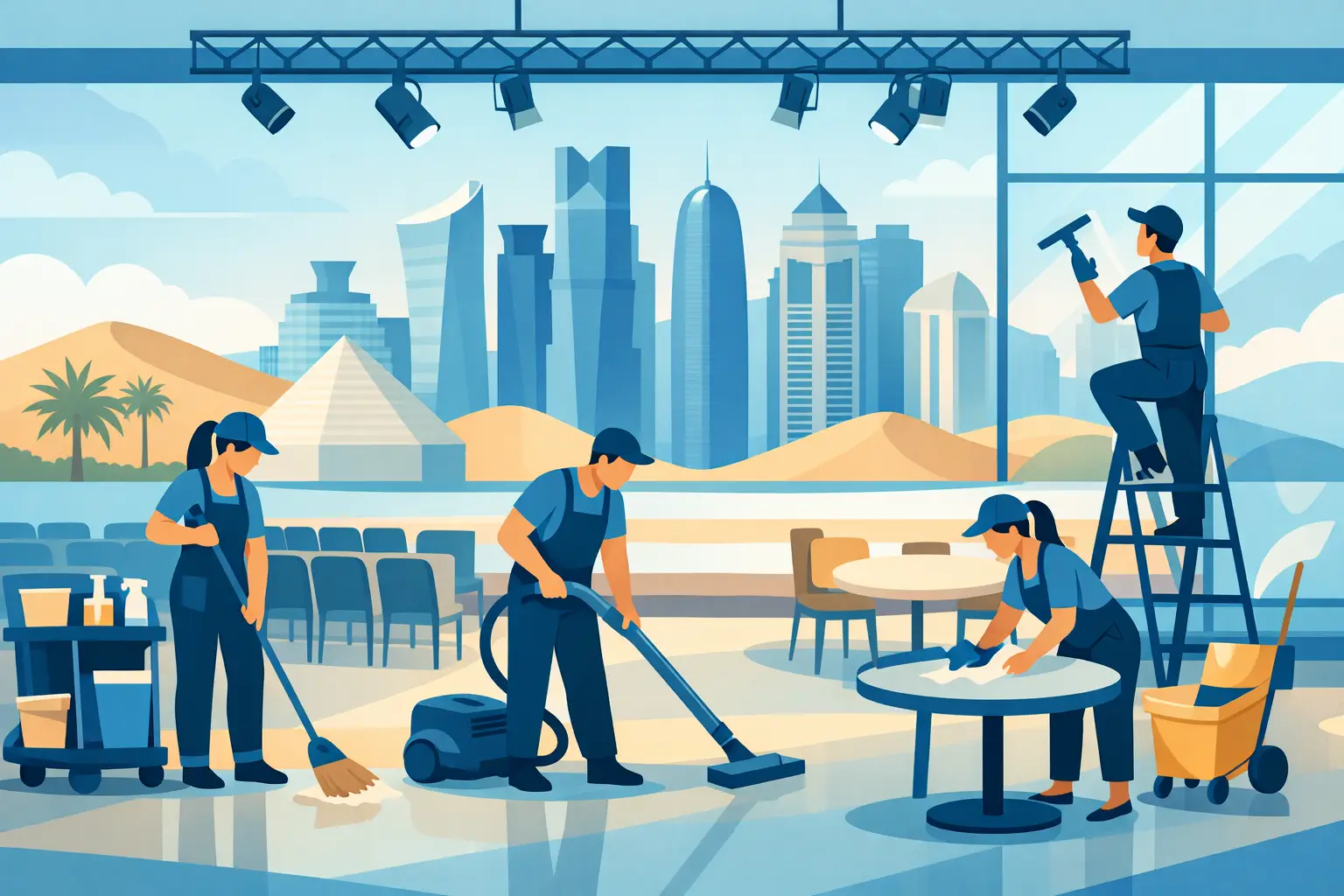 Cleaning Services for Event Venues in Qatar