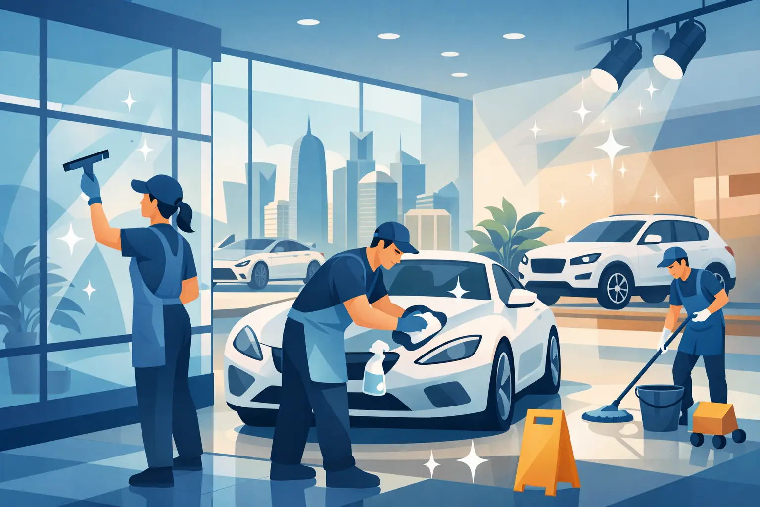 Cleaning Services for Showrooms in Qatar That Shine