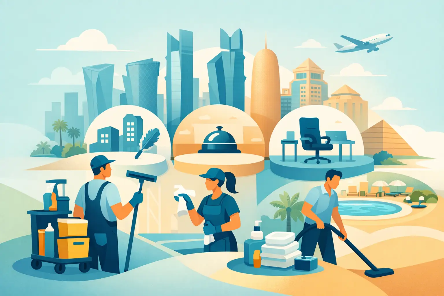 Commercial Cleaning Packages Qatar That Fit