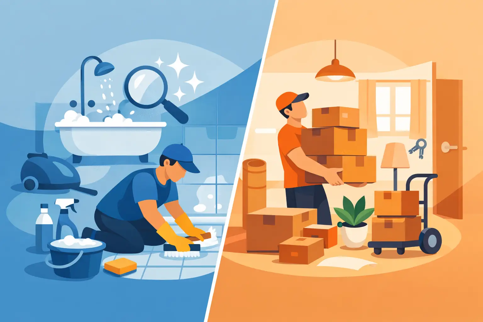 Deep Cleaning vs. Move-Out Cleaning: What's Different?