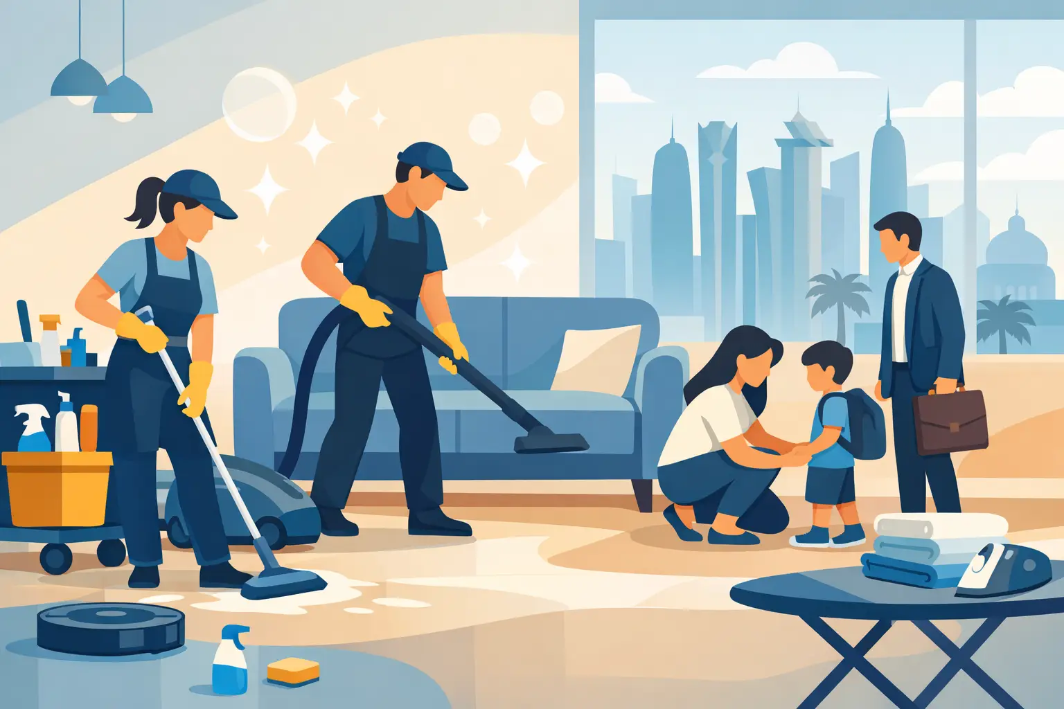 Home Cleaning Doha for Busy Families and Tenants