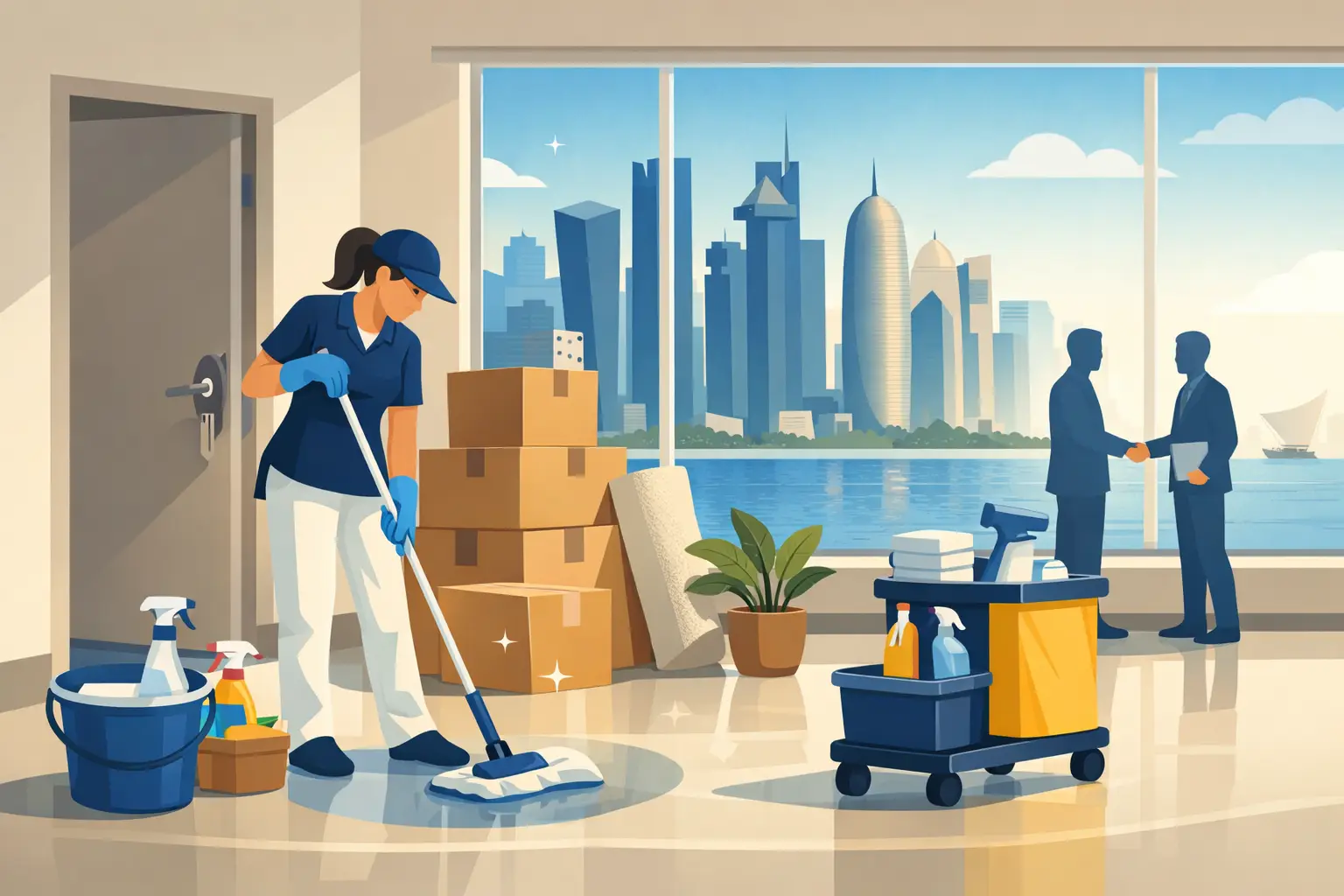 Move Out Cleaning for a Smooth Doha Handover