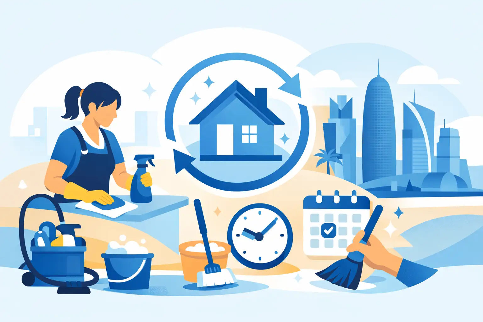 Recurring Home Cleaning Doha Made Simple