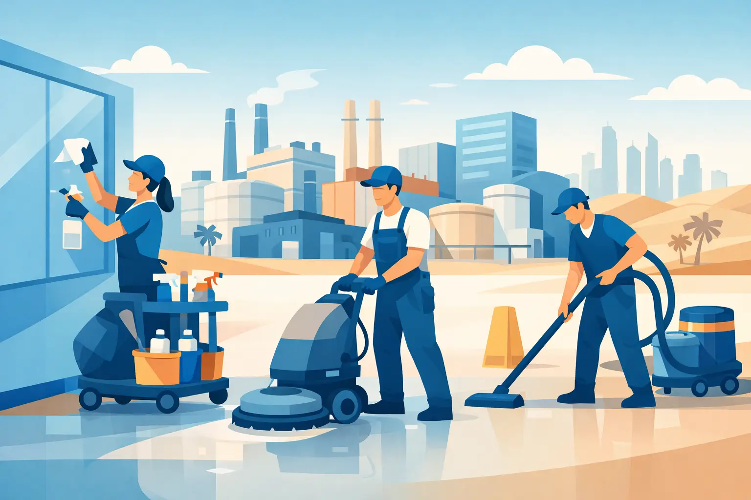 Reliable Cleaning Services in Industrial Area Qatar