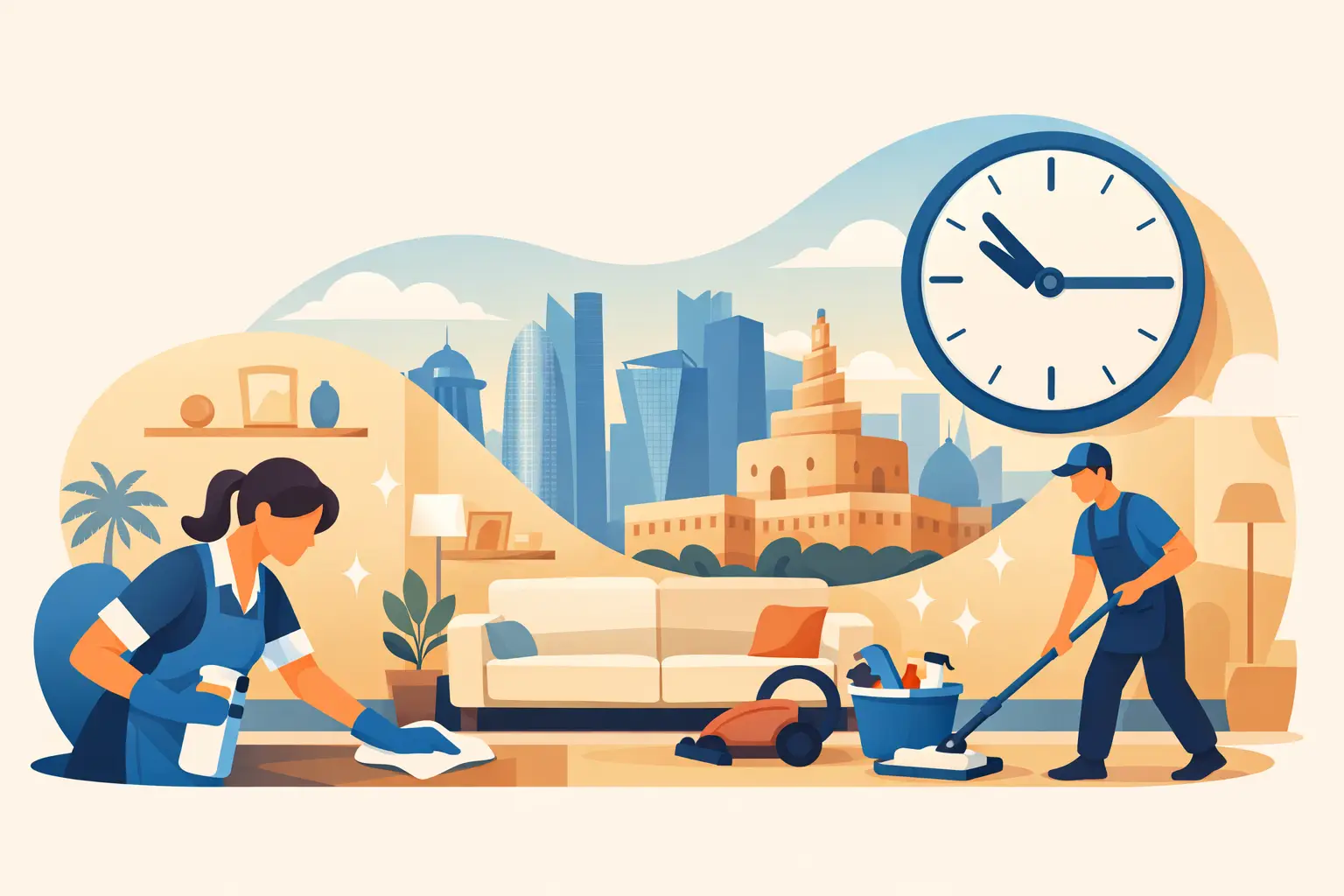 Same Day Home Cleaning Doha When Time Is Tight
