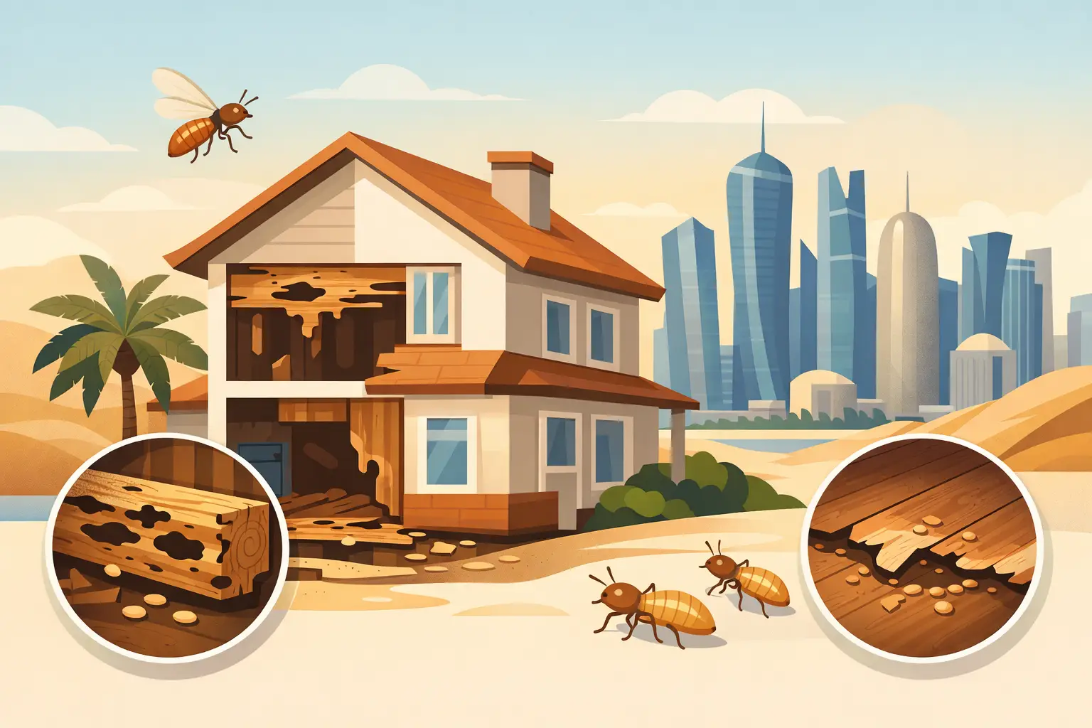Top Signs of Termite Damage in Your Doha Home